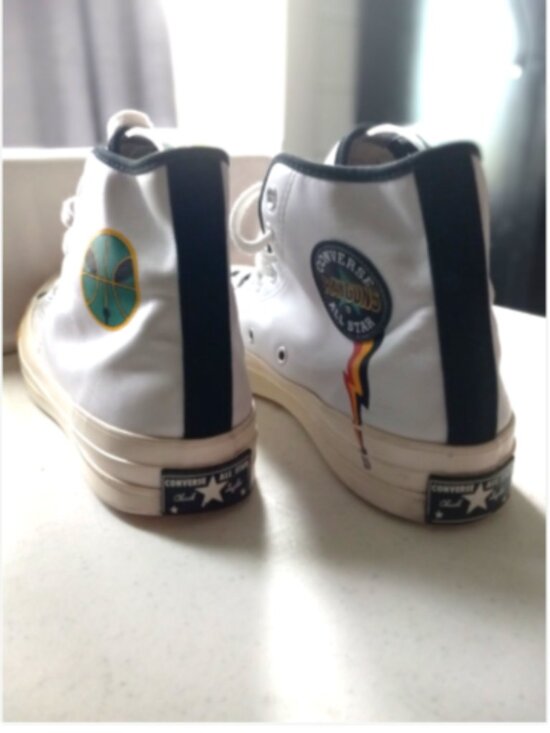 Converse Chuck 70 Hi Roswell Rayguns White All Star Sneakers Mens 8 Womens 10